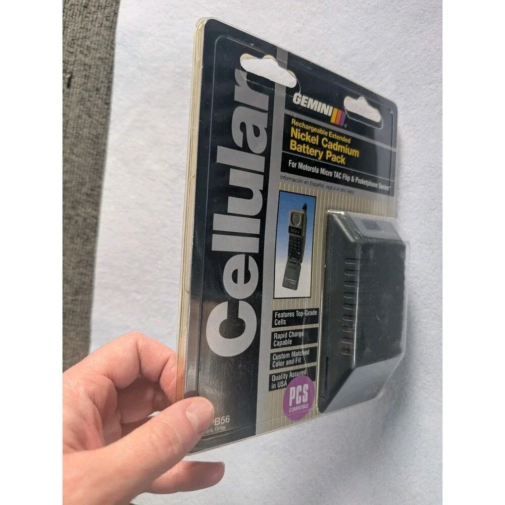 Gemini Cellular NiCd Battery Pack CPB56 for Motorola Micro TAC Flip Pocketphone